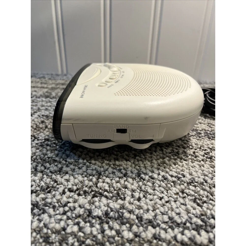 VTG Sony Dream Machine ICF-C211 FM/AM Alarm Clock Radio White Digital Working - Picture 3 of 12